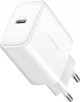 Φορτιστής Τοίχου Joyroom JR-TCF24 USB-C PD 30W QC SFC, Λευκός με Καλώδιο USB-C 1m