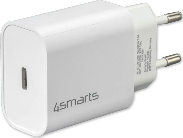 Φορτιστής 4smarts VoltPlug USB-C 3A για Apple iPhone & iPad, Μαύρο