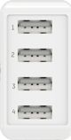 Ansmann Φορτιστής Τοίχου HC430, 4x USB-A, 30W, 3A, Μαύρο (1001-0113)