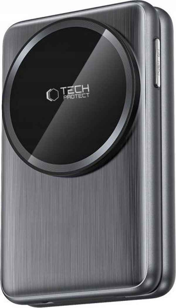 Tech-Protect Μαγνητικός Ασύρματος Φορτιστής QI15W-A42 3σε1 MagSafe για Smartphone, Space Grey