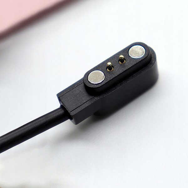 Ladowarka HUL-01 Μαγνητική 2-pin 2,8 mm 60cm Μαύρη
