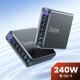 Tech-Protect DC240W-GAN Επιτραπέζιος Φορτιστής 6-Port 240W PD & QC3.0, Μαύρο