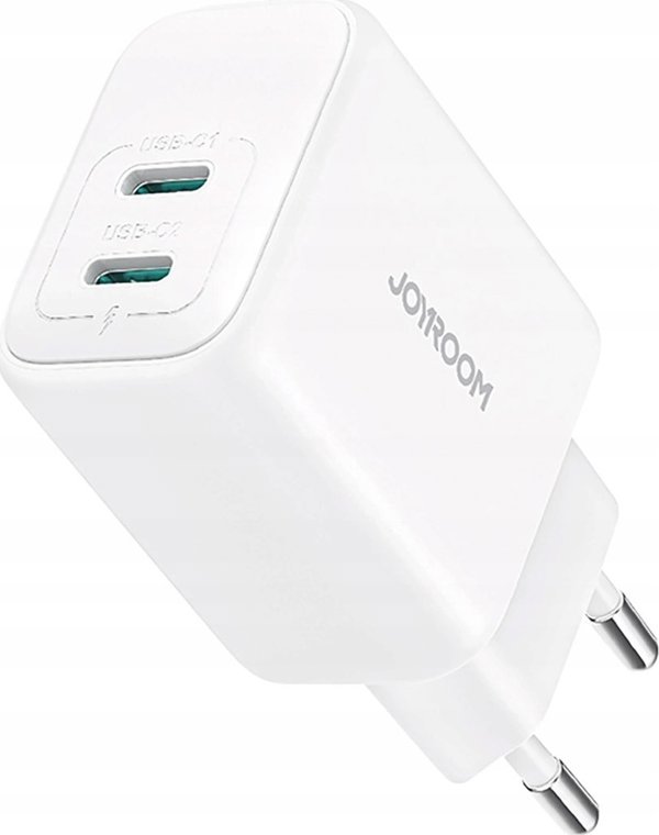 Joyroom Φορτιστής Τοίχου JR-TCF12 20W PD / QC 3.0 με 2 Θύρες USB-C - Λευκός