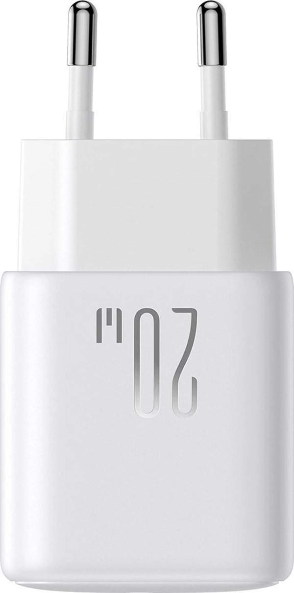 Joyroom Φορτιστής Τοίχου JR-TCF12 20W PD / QC 3.0 με 2 Θύρες USB-C - Λευκός
