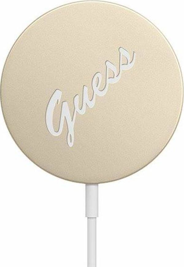 Guess GUCBMSVSLG Μαγνητικός Επαγωγικός Φορτιστής Smartphone 2A - Χρυσό