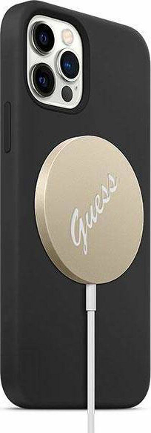 Guess GUCBMSVSLG Μαγνητικός Επαγωγικός Φορτιστής Smartphone 2A - Χρυσό