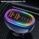 Φορτιστής αυτοκινήτου Usams 2xUSB-C 2xUSB-A C34 120W μαύρος CC169CC02 (US-CC169)