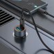 Ladowarka samochodowa Hoco USB A USB C QC3.0 PD 3A 30W Z57A szara