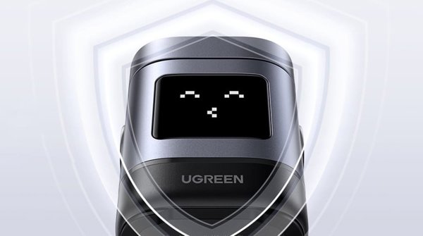 Ladowarka indukcyjna 2w1 do iPhone Airpods Ugreen Uno W709 USB-C 25W + kabel USB-C do USB-C 1m