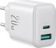 Joyroom JR-TCF21 Φορτιστής Τοίχου USB-C & USB-A 20W PD / QC 3.0 - Λευκός
