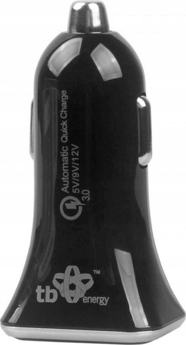 TB Φορτιστής Αυτοκινήτου USB-A & USB-C QC Ταχείας Φόρτισης, Καθολικός