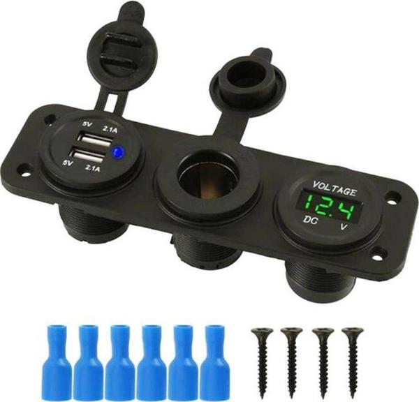 Ladowarka Aptel gniazdo zapalniczki samochodowej USB 5V 2.1A czarny PLS37A