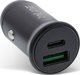 Φορτιστής Αυτοκινήτου InLine 31502B USB-A & USB Type-C, Universal, Μαύρος