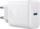 Φορτιστής Τοίχου Joyroom JR-TCF24, USB-C, 30W, PD & QC 3.0, Super Fast Charging, Λευκός