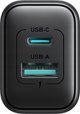 Φορτιστής Τοίχου Joyroom JR-TCF13, 25W, USB-C & USB-A, Υποστήριξη PPS/PD/SFC, Μαύρο