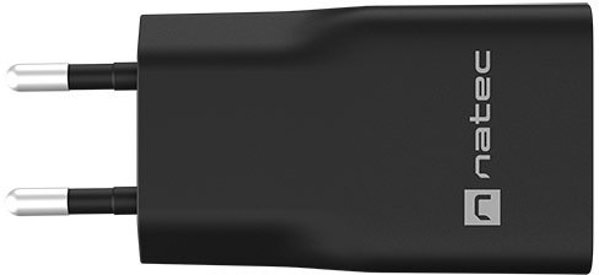 Φορτιστής δικτύου Natec Ribera GAN Slim 20W 1x USB-A + 1x USB-C μαύρος