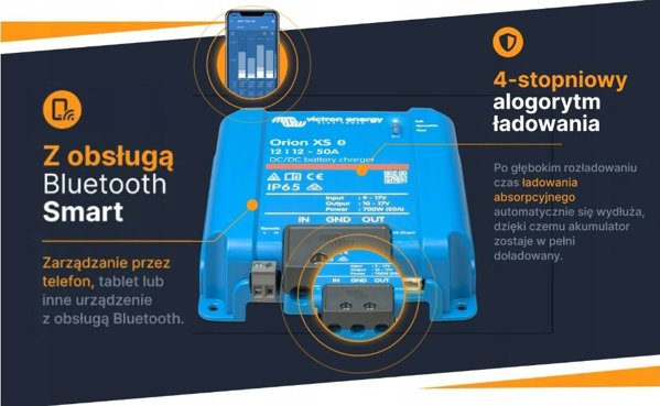 Ladowarka Victron Energy Ladowarka akumulatorow Orion XS 12/12-50A DC-DC