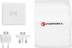 Forcell Φορτιστής Ταξιδιού 4in1 με 2x USB-A, 1x USB-C, Power Bank & Ασύρματη Φόρτιση 3A (5903396072475)