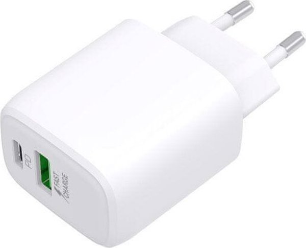 Φορτιστής GoGEN ACHPDQ220W, USB-C PD 20W & USB-A 18W, Ταχείας Φόρτισης