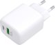 Φορτιστής GoGEN ACHPDQ220W, USB-C PD 20W & USB-A 18W, Ταχείας Φόρτισης