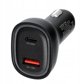 Φορτιστής αυτοκινήτου Blue Star USB C + USB A QC3.0 PD AFC PPS SFC2.0 3A 63W σε μαύρο χρώμα