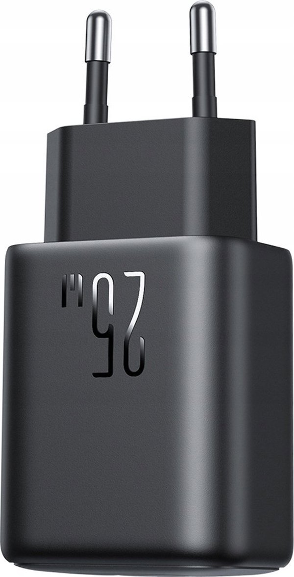 Φορτιστής Τοίχου Joyroom JR-TCF23 USB-C 25W με Τεχνολογία SFC, PPS & PD - Μαύρος