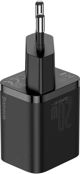 Baseus Super Si Φορτιστής Τοίχου 20W PD USB-C με Καλώδιο Lightning, Quick Charge 3.0, Μαύρος