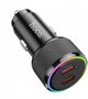 Φορτιστής αυτοκινήτου Hoco 2 x USB C QC PD 50W NZ14B μαύρος