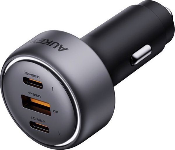 AUKEY CC-P1 Pathfinder Φορτιστής Αυτοκινήτου 66W με Θύρες USB-C & USB-A