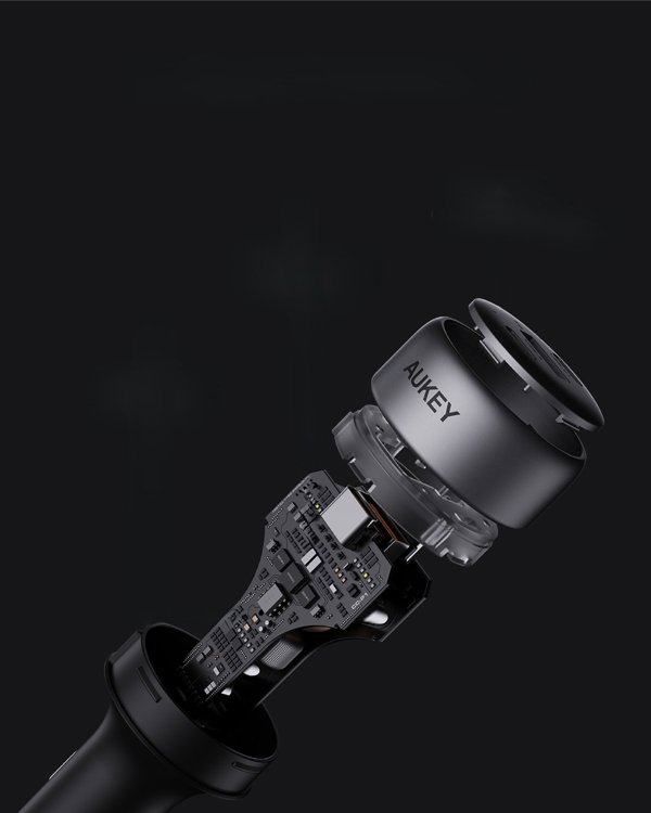 AUKEY CC-P1 Pathfinder Φορτιστής Αυτοκινήτου 66W με Θύρες USB-C & USB-A