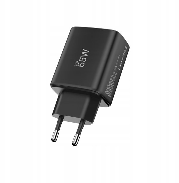 Φορτιστής Tech-Protect NCA65W-GAN USB-A, 2xUSB-C 65W PD / QC3.0 Μαύρος