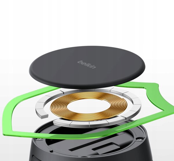 Belkin Φορτιστής UltraCharge 25W Qi2, Ταχυφορτιστής Smartphone, Λευκό