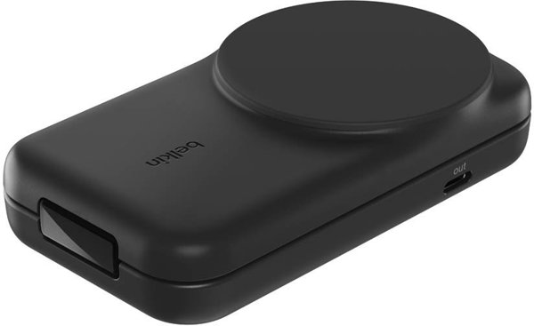 Ładowarka Belkin UltraCharge Qi2 magnetyczna składana 2w1 25W Czarny (WIZ038KQBK)