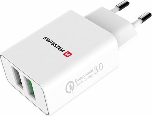 Swissten Φορτιστής 2x USB-A