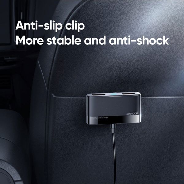 Joyroom JR-CL03 Φορτιστής Αυτοκινήτου 5 Θυρών USB-A 3.1A με Καλώδιο 1.5m