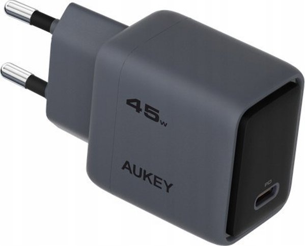 Aukey PA-C2 Φορτιστής Τοίχου 45W με Quick Charge - Γκρι