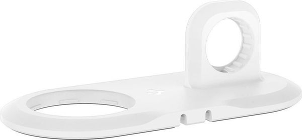 Spigen MagFit Duo Ασύρματος Φορτιστής για Apple iPhone & Apple Watch, Λευκό, SPN1586WHT
