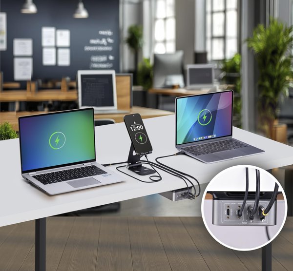 Ładowarka StarTech USB-C 4 wyjścia 240W (424DUK-USB-C-CHARGER)