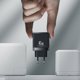 Usams Φορτιστής δικτύου USB-C+USB-A 45W GaN PD 3.0