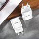 Φορτιστής Usams T18 1x USB-A 2.1A, Γρήγορη Φόρτιση, Λευκό, Ανθεκτικό Περίβλημα ABS