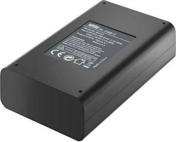 Newell Διπλός Φορτιστής Μπαταρίας DL-USB-C για Panasonic DMW-BLK22, LUMIX S5, GH5, G9, GH5S