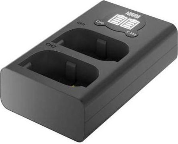 Newell Διπλός Φορτιστής Μπαταρίας DL-USB-C για Panasonic DMW-BLK22, LUMIX S5, GH5, G9, GH5S