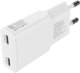 Φορτιστής τοίχου 4smarts FlatPlug Slim Dual 30W GaN 2xUSB-C λευκός