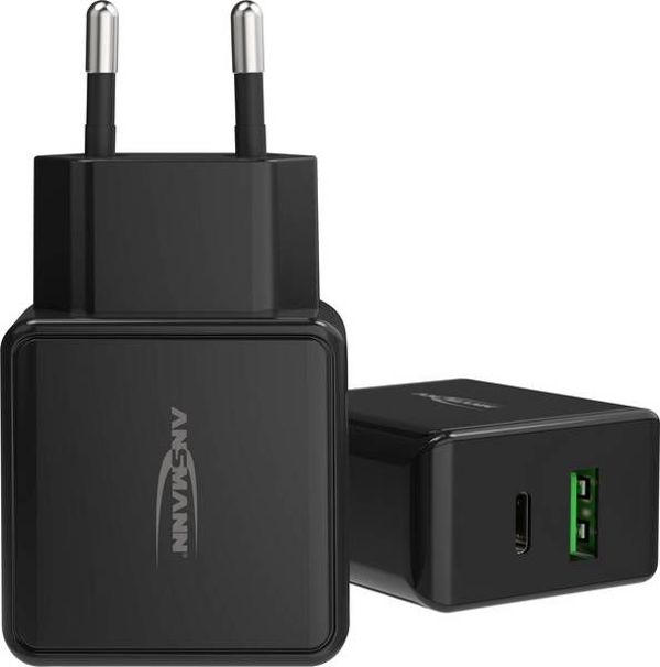Ansmann HC218PD Φορτιστής USB-A & USB-C 3A (1001-0109)