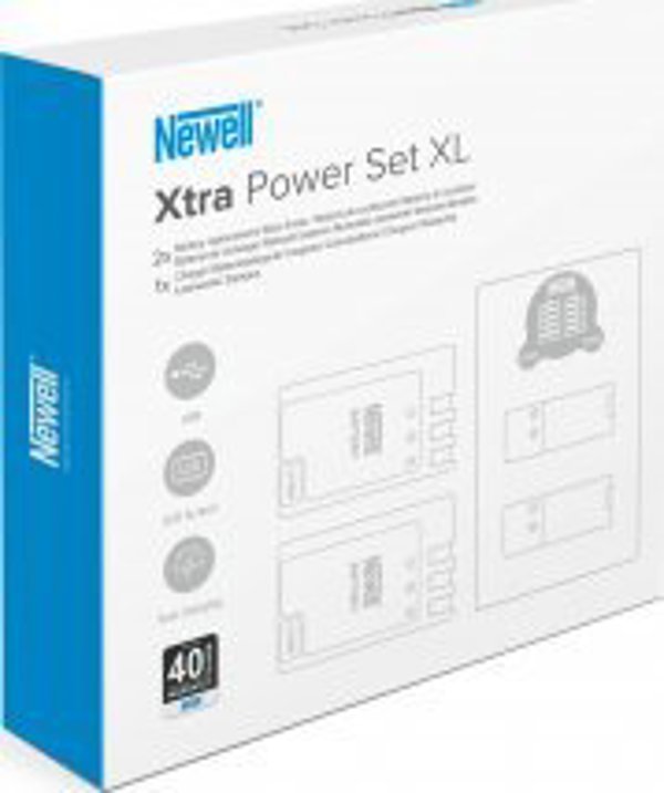 Newell Σετ Διπλός Φορτιστής USB-C και 2 Μπαταρίες EN-EL14 για Nikon Κάμερες