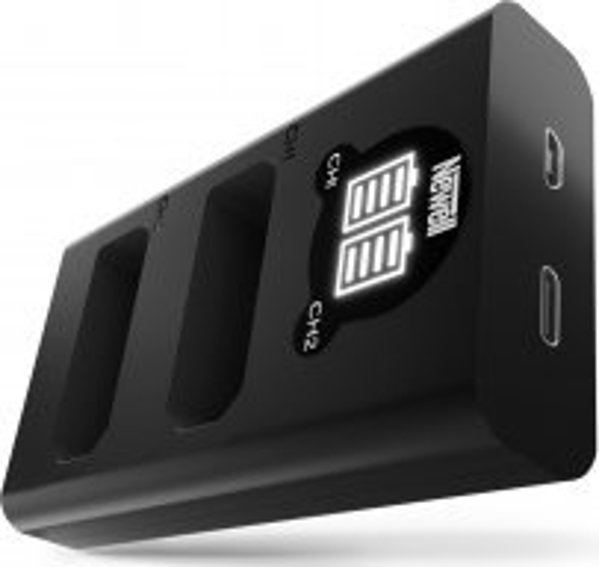 Newell Σετ Διπλός Φορτιστής USB-C και 2 Μπαταρίες EN-EL14 για Nikon Κάμερες