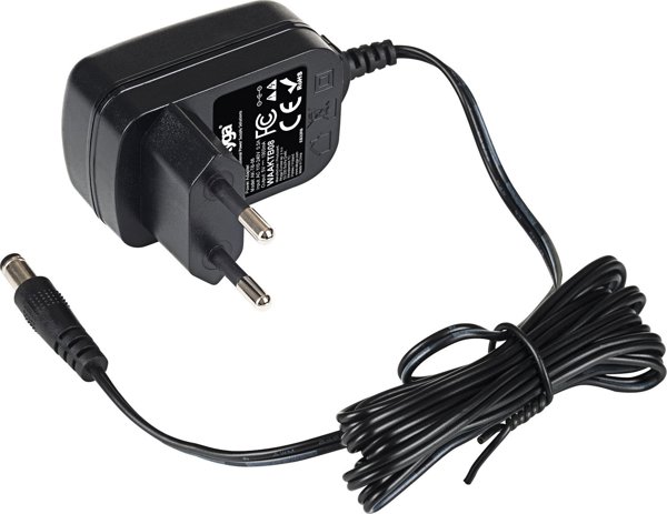 Φορτιστής Akyga AK-TB-08, Τροφοδοτικό 5V/1A 5W, DC 5.5x2.1mm, Μήκος Καλωδίου 1.4m, Μαύρο