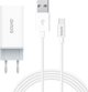 Φορτιστής Τοίχου Savio LA-07 65W GaN, Λευκός, με Καλώδιο USB-A σε USB-C 1m