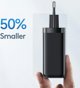Φορτιστής Usams T47 65W, 1x USB-A & 1x USB-C PD3.0, Γρήγορη Φόρτιση, Λευκός
