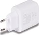 Lindy 73424 Φορτιστής Τοίχου 30W Universal, 1x USB & 1x USB-C με Γρήγορη Φόρτιση, Λευκό